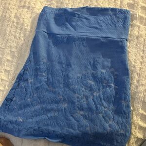 Blue Lace tube top